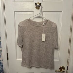 Vince Sheer Short Sleeve Top